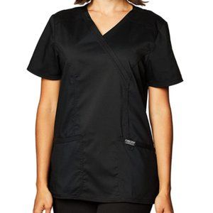 Cherokee Workwear Revolution Mock Wrap Scrub Top